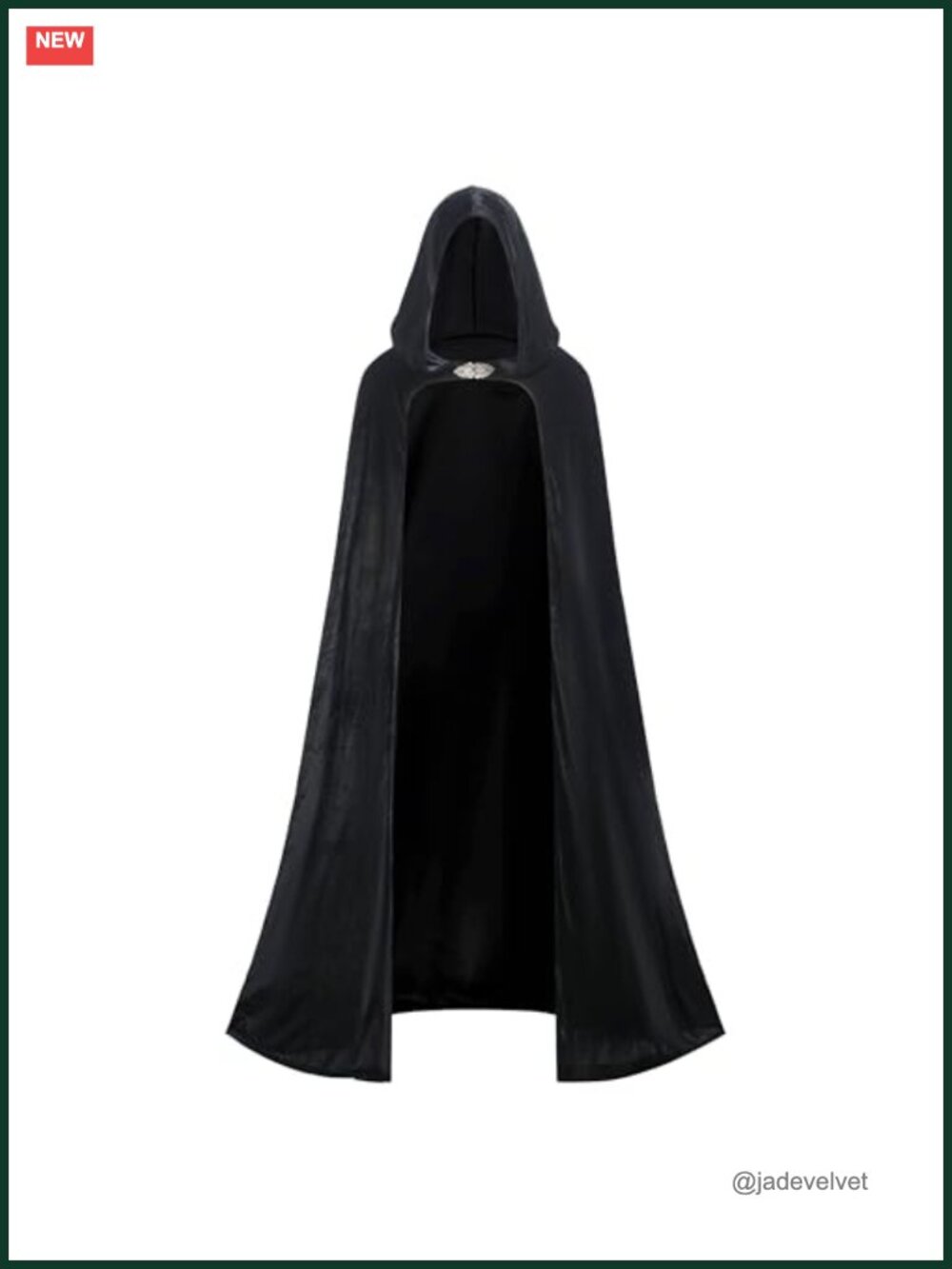 Women's Renaissance Hooded Cape Velvet Cloak Medieval Costume